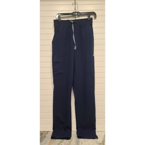 Figs Womens Drawstring Navy Blue Scrub Pants Size S/T